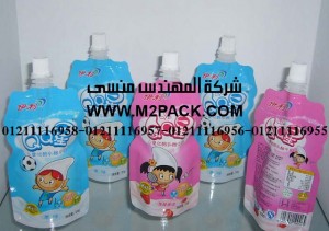 أكياس تغليف حليب الصويا التي نقدمها نحن شركة المهندس منسي للصناعات الهندسيه -  ام تو باك