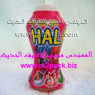 صوره عبوة تم تغليفها بالشرنك المطبوع