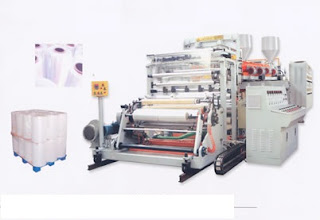 آلة إنتاج أفلام "سترتش" المواد مفردة / مزدوجة الطبقات التي نقدمها نحن شركة المهندس منسي للتغليف الحديث M2Pack.com