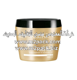 علبه كريم شعر 150مل من إنتاج شركة المهندس منسي للتغليف الحديث M2Pack.com