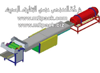 آلة صب و تلبيس الشوكولاته التي نقدمها نحن شركة المهندس منسي للتعبئة والتغليف الحديث M2pack.com